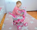 MILLY MALLY WÓZEK DLA LALEK ALICE PRESTIGE PINK
