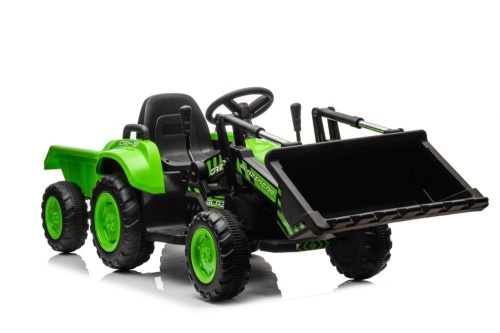 Traktor Na Akumulator Z łyżką  BW-X002A Zielony