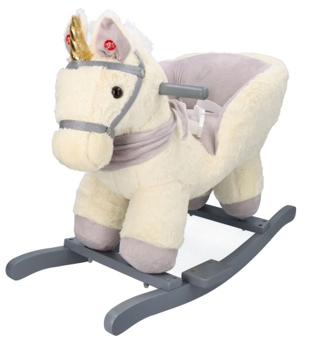 ADAM TOYS JEDNOROŻEC KONIK NA BIEGUNACH Z FOTELIKIEM OD 10 M-CY