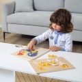 VIGA DREWNIANE PUZZLE NA PODKŁADCE Z UCHWYTAMI KOGUT 44610