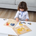VIGA DREWNIANE PUZZLE NA PODKŁADCE Z UCHWYTAMI KOGUT 44610