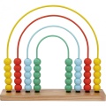 Tooky Toy Edukacyjne Pudełko Sorter Puzzle Liczydło Nauka Kolorów Ułamków 6w1 od 2 lat