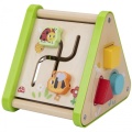 Tooky Toy Edukacyjne Pudełko Puzzle Układanka Sorter Ciągacz Nawlekanka 6w1 od 19 miesiąca
