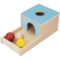Tooky Toy Edukacyjne Pudełko Książeczka Pchacz Grzechotka Układanka Sorter 6w1 od 7 miesięcy