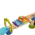 TOOKY TOY DREWNIANY MUZYCZNY TOR KULKOWY KULODROM 44EL. TK744