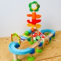 TOOKY TOY DREWNIANY MUZYCZNY TOR KULKOWY KULODROM 44EL. TK744