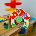 TOOKY TOY DREWNIANY MUZYCZNY TOR KULKOWY KULODROM 44EL. TK744