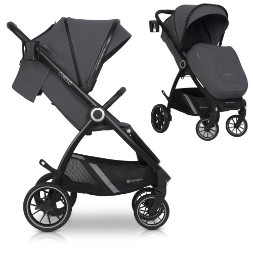 EURO-CART WÓZEK SPACEROWY CORSO IRON DO 22 KG