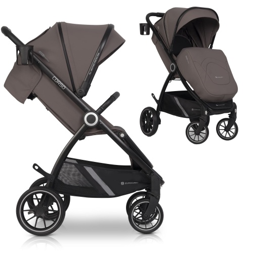 EURO-CART WÓZEK SPACEROWY CORSO TAUPE DO 22 KG