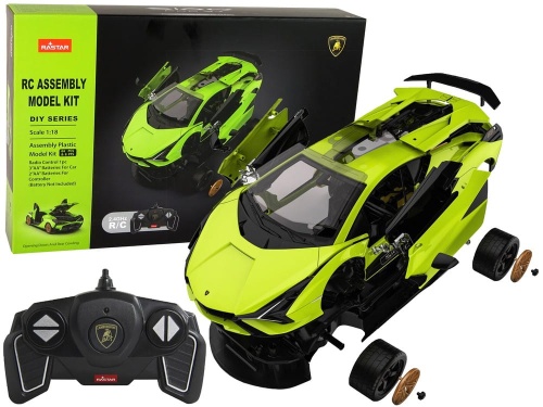 Zestaw Klocków Konstrukcyjnych Auto R/C 1:18 Lamborghini Sian FKP 37  Rastar