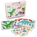 ADAM TOYS UKŁADANKA MAGNETYCZNA DINOZAURY N5019