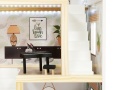 LULILO DOMEK DLA LALEK DREWNIANY FLORO BOHO LED 78 CM