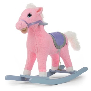 MILLY MALLY KOŃ NA BIEGUNACH ŁATEK PINK WYDAJE DŹWIĘKI