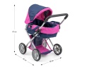 MILLY MALLY WÓZEK DLA LALEK ALICE PRESTIGE NAVY
