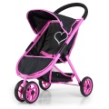 MILLY MALLY WÓZEK SPACEROWY DLA LALEK SUSIE PRESTIGE BLACK