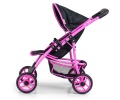 MILLY MALLY WÓZEK SPACEROWY DLA LALEK NATALIE PRESTIGE BLACK