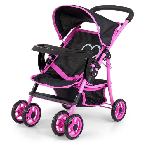 MILLY MALLY WÓZEK SPACEROWY DLA LALEK KATE PRESTIGE BLACK