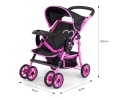 MILLY MALLY WÓZEK SPACEROWY DLA LALEK KATE PRESTIGE BLACK