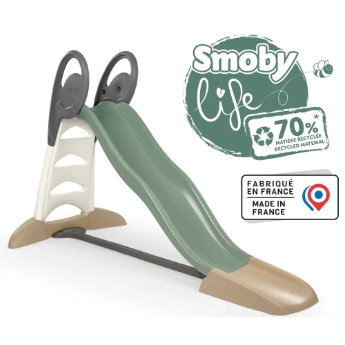 SMOBY ZJEŻDŻALNIA ZIELONO-BRĄZOWA XL 230 CM 820303