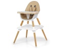 MILLY MALLY KRZESEŁKO DO KARMIENIA STOLIK 2w1 MALMO BEIGE