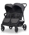 EURO-CART WÓZEK SPACEROWY BLIŹNIACZY DOBLO IRON