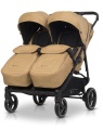 EURO-CART WÓZEK SPACEROWY BLIŹNIACZY DOBLO CAMEL