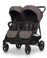 EURO-CART WÓZEK SPACEROWY BLIŹNIACZY DOBLO TAUPE