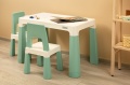 TOYZ STOLIK DZIECIĘCY + 2 KRZESEŁKA MONTI MINT