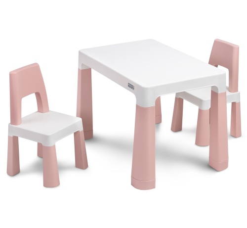 TOYZ STOLIK DZIECIĘCY + 2 KRZESEŁKA MONTI PINK