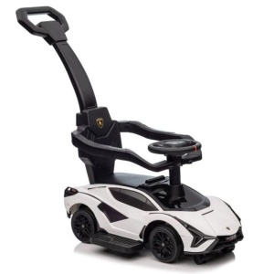 JEŹDZIK Z PCHACZEM LAMBORGHINI QLS-996T BIAŁY