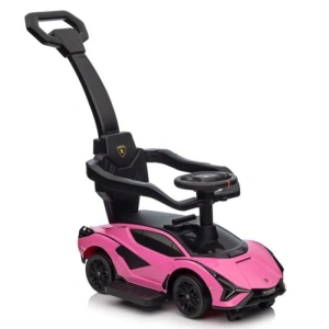 JEŹDZIK Z PCHACZEM LAMBORGHINI QLS-996T RÓŻOWY