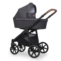 RIKO BASIC WÓZEK GŁĘBOKO-SPACEROWY 2w1 IDOL 04 ANTHRACITE