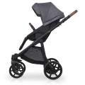 RIKO BASIC WÓZEK GŁĘBOKO-SPACEROWY 2w1 IDOL 04 ANTHRACITE