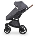 RIKO BASIC WÓZEK GŁĘBOKO-SPACEROWY 2w1 IDOL 04 ANTHRACITE