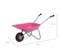 ROLLY TOYS TACZKA METALOWA RÓŻOWA 274802