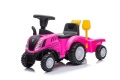 Jeździk Traktor  658T Różowy