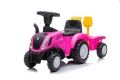 Jeździk Traktor  658T Różowy