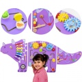 VIGA DREWNIANA SENSORYCZNA TABLICA MANIPULACYJNA TRICERATOPS 44753