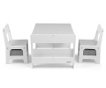 MILLY MALLY ZESTAW MEBLI DLA DZIECI STOLIK + 2 KRZESEŁKA SVEN WHITE