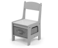 MILLY MALLY ZESTAW MEBLI DLA DZIECI STOLIK + 2 KRZESEŁKA SVEN GREY
