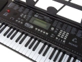 Keyboard Z Mikrofonem Instrument Muzyczny Czarny