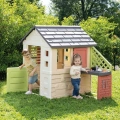 SMOBY LIFE DOMEK OGRODOWY DLA DZIECI NATURE Z KUCHNIĄ 810739