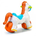 FEBER Interaktywny Bujany Jednorożec 2w1 – Jeździk Biegowy