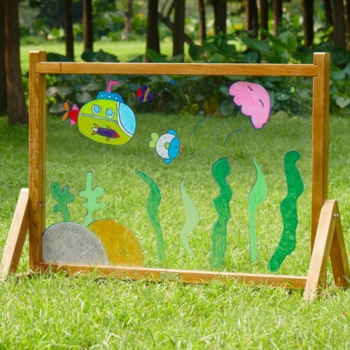 MASTERKIDZ TABLICA AKRYLOWA PRZEZROCZYSTA DO MALOWANIA