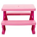 DOREX STOLIK OGRODOWY Z ŁAWECZKAMI DLA DZIECI RÓŻOWY