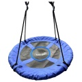 Huśtawka Ogrodowa Bocianie Gniazdo Dla Dzieci Niebieska 80cm