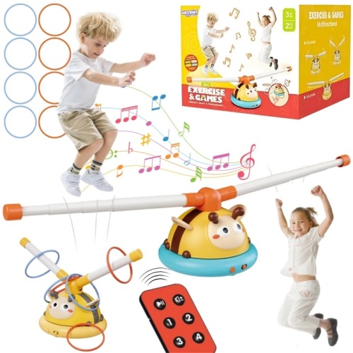 WOOPIE Gra Zręcznościowa Skakanka Automatyczna 2w1 Rzut do Celu Pszczółka