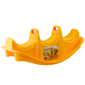 Bujak Trzyosobowy Rocker Pies Kołyska Naklejki Żółty