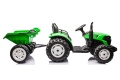 Traktor Na Akumulator HC-306 Z Przyczepą Jasno Zielony 24V