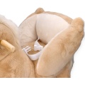 ADAM TOYS KONIK PEGAZ NA BIEGUNACH Z FOTELIKIEM I KOŁAMI BEŻOWY OD 10 M-CY GS6085W